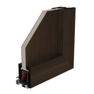 pormenor caixilharia porta rehau
